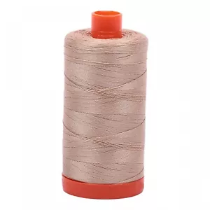 Aurifil Mako Cotton Thread Solid 50wt 1422yds Beige - Picture 1 of 1
