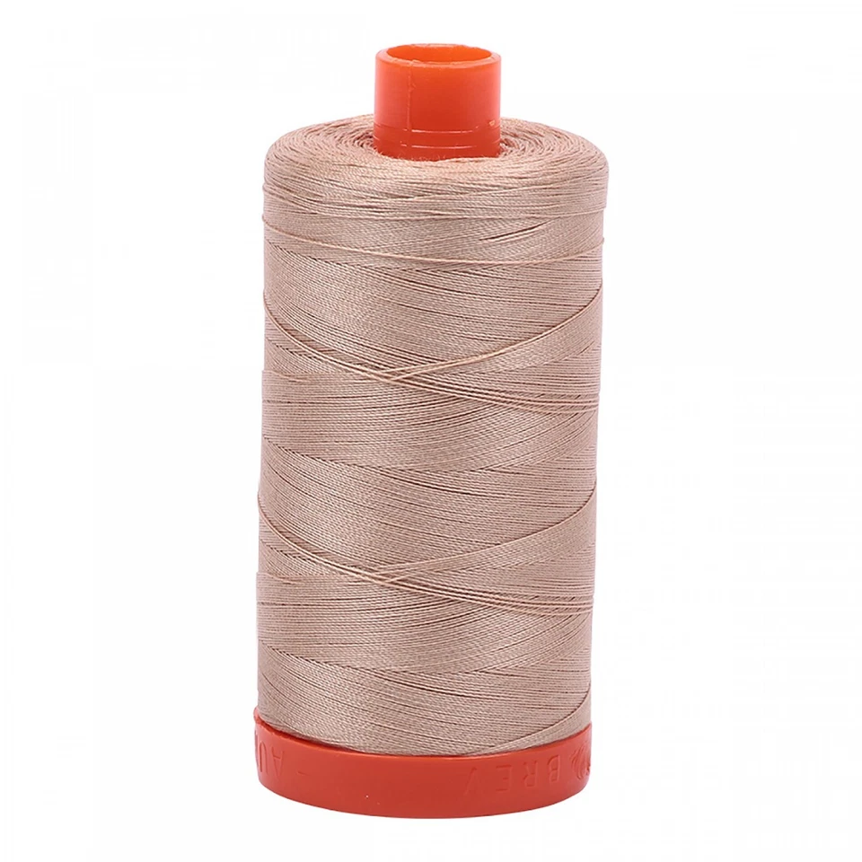 Aurifil Mako Cotton Thread Solid 50wt 1422yds Beige - Image 1 of 1