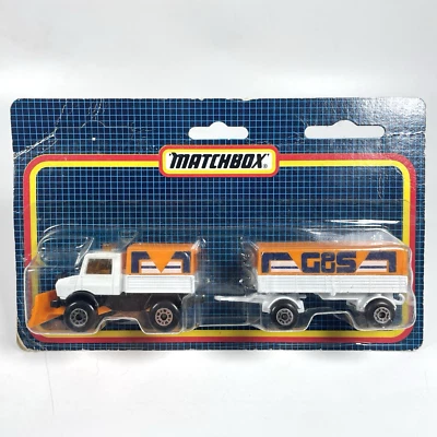 HTF Matchbox Superfast TP-112 Unimog & Trailer 'G&S' Unopened - MIB - Image 1 of 4
