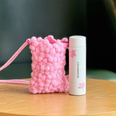 Authentic Starbucks China 2025 Sakura 5oz SS Tumbler with Pink Bag - Image 1 of 3