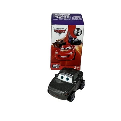 DISNEY PIXAR CARS MINI RACERS SILVER STERLING 2021 OPEN BOX #32 - Image 1 of 4