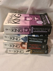 The Dark Tower Series 1 to 4 (I to IV) Stephen King Paperback 4 Book Lot 2003 - Picture 1 of 5