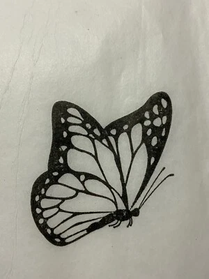 MONARCH Butterfly TISSUE PAPER Hand Stamped Great for gift giving, crafts or art - Image 1 of 2