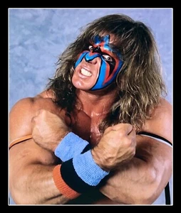 WWE THE ULTIMATE WARRIOR 8X10 GLOSSY WRESTLING PHOTO STUDIO SHOT HANDS CROSSED - Picture 1 of 1