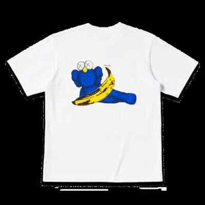 KAWS + WARHOL x UNIQLO UT Collcetion UT T-Shirts White A New Japan 2024 - Picture 1 of 6