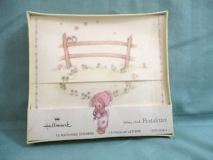 Vintage Betsey Clark Hallmark Postalettes 15 Fold Up Notes & Stickers SEALED - Picture 1 of 2