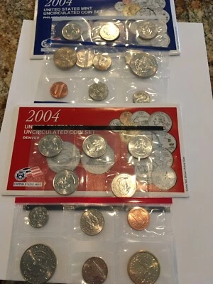 2004 United States Mint Uncirculated Coin Set - Philadelphia & Denver W/COA - Image 1 of 4