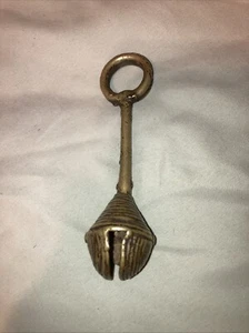 Vintage Brass Baby Rattle  - Picture 1 of 2