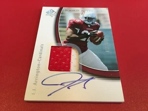 J.J. Arrington 2005 SP Authentic Rookie 2-CLR Patch Jersey Auto /699 - Picture 1 of 1