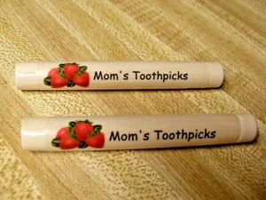 ¡REGALO PERSONALIZADO HECHO A MANO! Palillos de dientes, agujas, notas, humo con soporte personalizado - Imagen 1 de 8