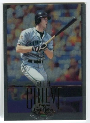 2002 Topps Gold Label Class 3 TITANIUM /100 Ben Grieve #31 Tampa Bay Rays - Image 1 of 2