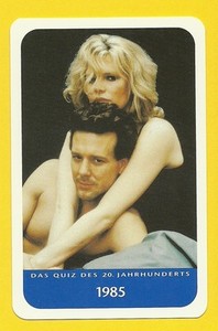 9 1/2 Weeks Mickey Rourke Kim Basinger Cool Movie Film Collector Card Europe