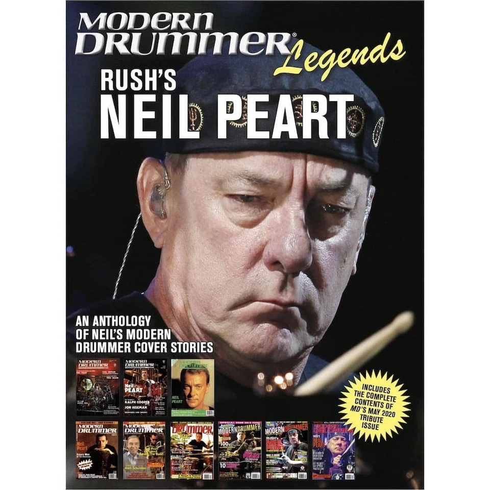 BOOK Modern Drummer Legends Magazine Neil Peart Edition