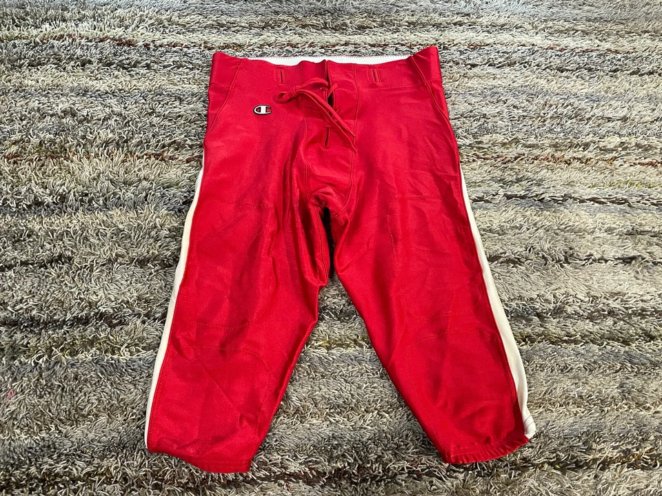 Мужские компрессионные штаны Champion из спандекса красно-белые размер XL - Изображение 1 из 4