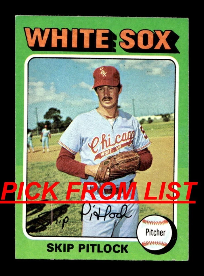 1975 Topps MINI 344-659 EX/EX+ Pick From List All PICTURED - Image 1 of 1