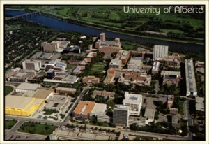 UNIVERSITY OF ALBERTA, Edmonton; Aerial View, RPPC in Crisp Clean Mint Condition - Picture 1 of 2
