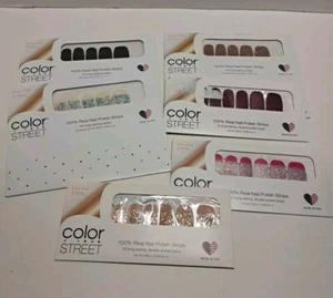 ColorStreet Nail Strips * Lot Of 6 * Sparkle Glitter - Picture 1 of 12