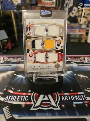 2010-11 Ultimate Collection Jersey Trios #UTJ-1 GRETZKY LEMIEUX YZERMAN /25 MINT - Image 1 of 2