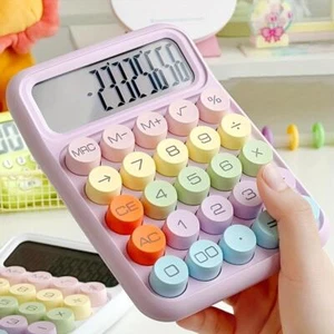 Calculator Candy Cartoon Keyboard Colour Mechanical Silent - Picture 1 of 20