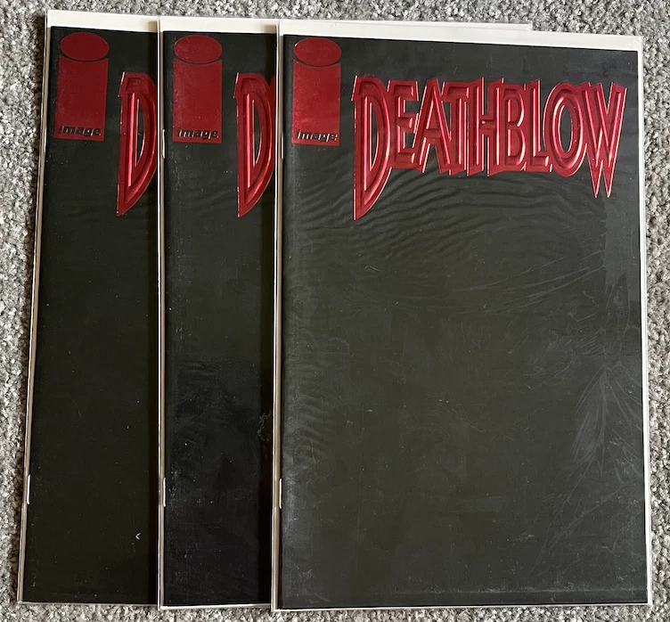 Deathblow #1  - Jim Lee Cover - Cybernary Flipcover May 1993 NM/MINT - LOT of 3 - Image 1 of 1