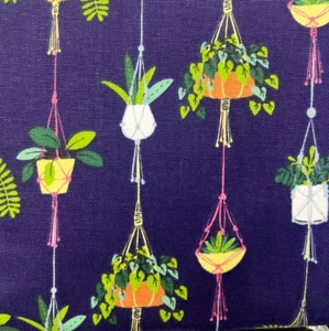 Hanging Plants - Macrame Planters with Greenery - 100% Cotton - Picture 1 of 2