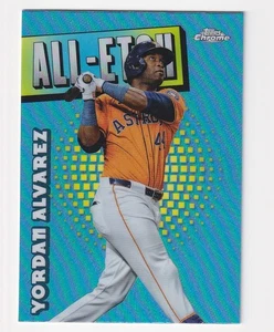 2025 TOPPS CHROME BASEBALL YORDAN ALVAREZ ALL-ETCH INSERT CARD CAE-14 - Picture 1 of 2