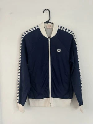 Chaqueta Arena Vintage Mujer Pequeña Azul Keyrolan Cremallera Completa EE. UU. Fútbol Foto 1 de 4