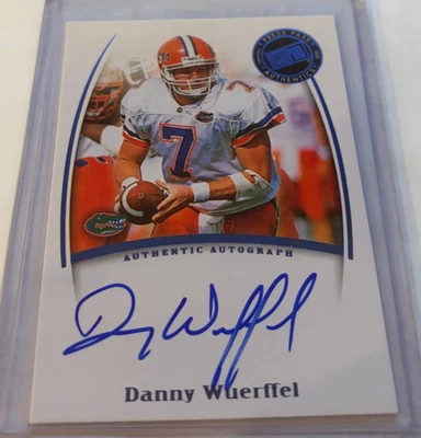 Press Pass Legends Danny Wuerffel 2007 tinta azul automático Foto 1 de 2