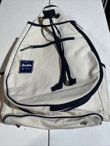 Ame & Lulu Tennis Blue Berry Hamptons Backpack Drawstring Closure - Picture 1 of 9