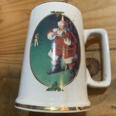 Tazas de Navidad Coca Cola Santa Vintage 1996 Borde Dorado Diferentes Diseños Foto 1 de 4