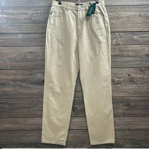 Ralph Lauren Polo Tan Khaki 100% Cotton Pant Jeans 5 Pocket SZ 12 C101873 - Picture 1 of 9