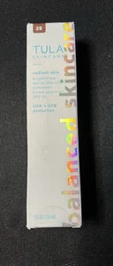 TULA Radiant Skin Brightening Serum Tint SPF 30 Shade 28 Deep Neutral Cool - Picture 1 of 7