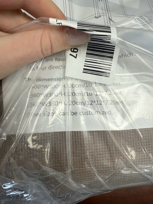 Gazebo Tent Outdoor Insect Bug Mosquito Zipper Net - 10’ X 10’ X 7.2’ - Image 1 of 2