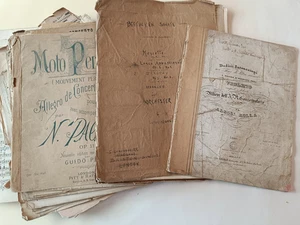 Assorted Vintage Music Sheets / Orchestra / Musician / Beethoven / Violin - Picture 1 of 18