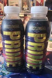 WrestleMania 41 Prime Hydration Bottle ×2 Limited Edition WWE - Picture 1 of 5