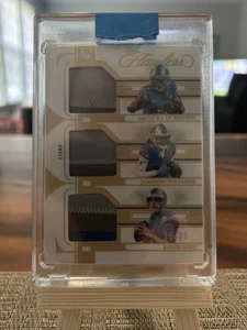 Panini Flawless Amon-Ra St Brown 2023 Jameson Williams Jared Goff triple/25 - Imagen 1 de 3