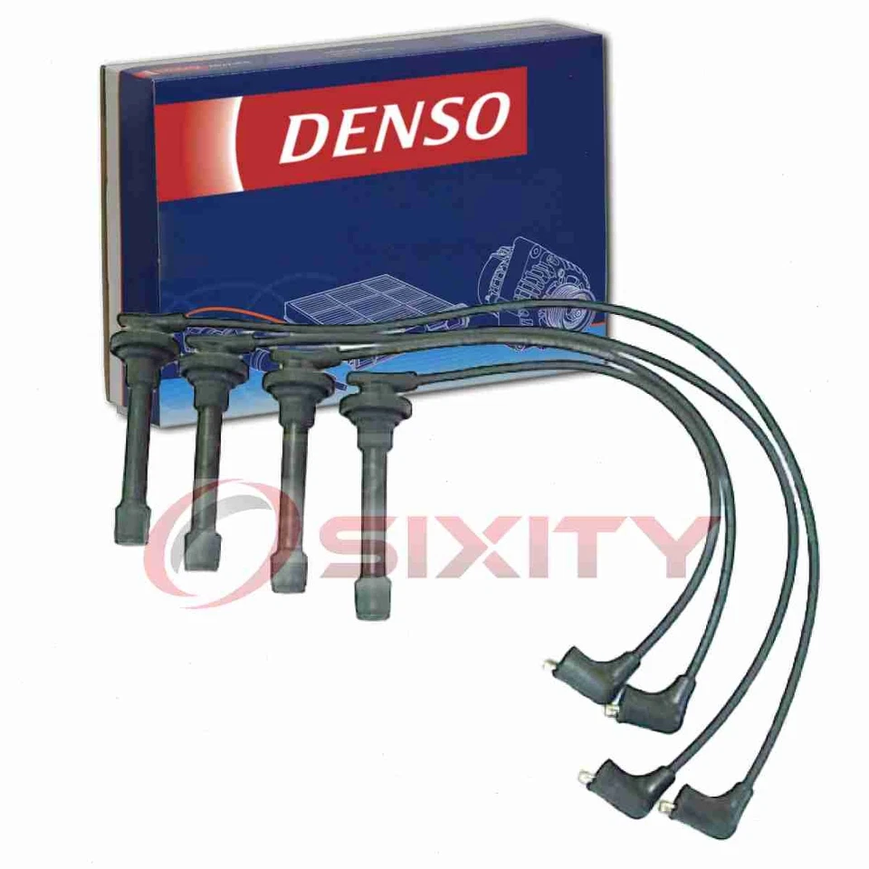 Juego de cables de bujía Denso para Honda CRX 1988-1991 1,5 L 1,6 L L4 encendido hv Foto 1 de 4