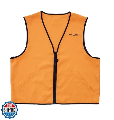 Allen Company Deluxe Blaze Orange Safety and Hunting Vest, Large - Image 1 of 4