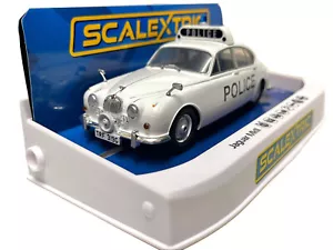 Scalextric C4420 Jaguar MKII Police Edition White New Boxed - Picture 1 of 6
