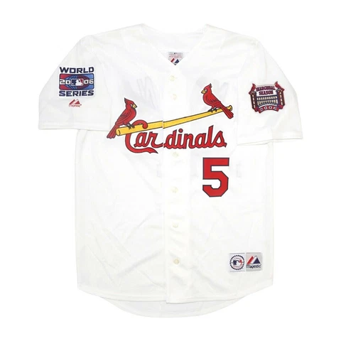 Albert Pujols St. Louis Cardinals 2006 World Series Home Jersey Men's (S-3XL) Cover