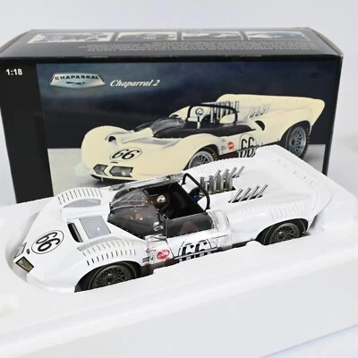 AUTOart Millennium 1/18 Chaparral 2 #66 White Diecast Model Car  - Image 1 of 4