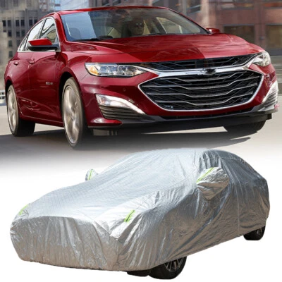 Cubierta de algodón grueso para automóvil de 6 capas impermeable al aire libre para Chevrolet Chevy Malibu Foto 1 de 4