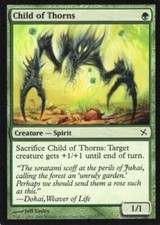 X4 Child of Thorns Betrayers of Kamigawa Light Play MTG Magic DNA GAMES