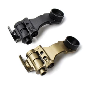 PVS-14 J Arm NVG Supporto Casco Staffa Adattatore Visione Notturna Occhiali Coda di Rondine - Foto 1 di 20
