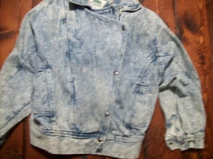 Vintage SPORTABLES WOMEN  Blue Denim Jean Jacket  SIZE S - Picture 1 of 10