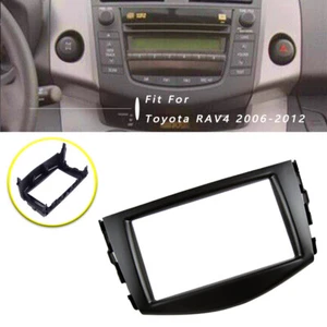 Car Stereo Radio Fascia Panel Trim Frame Kit 2 Din For Toyota RAV4 2006-2012 - Picture 1 of 9