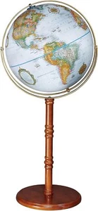Edinburgh II Floor Standing World Globe - Picture 1 of 4