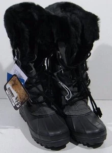 Khombu Boots Waterproof Women's Arctic Snow Winter Boots Grey Size 6 New w/Tags - Picture 1 of 5