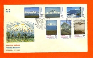 TURQUIE ( TR ) PHILATÉLIE / MONTAGNES ANATOLIE/ ENVELOPPE 1 ER JOUR / FDC 1982 - Imagen 1 de 2