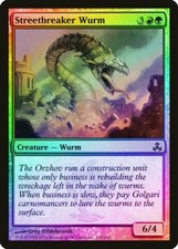 Streetbreaker Wurm FOIL Guildpact NM Red Green Common MAGIC MTG CARD ABUGames